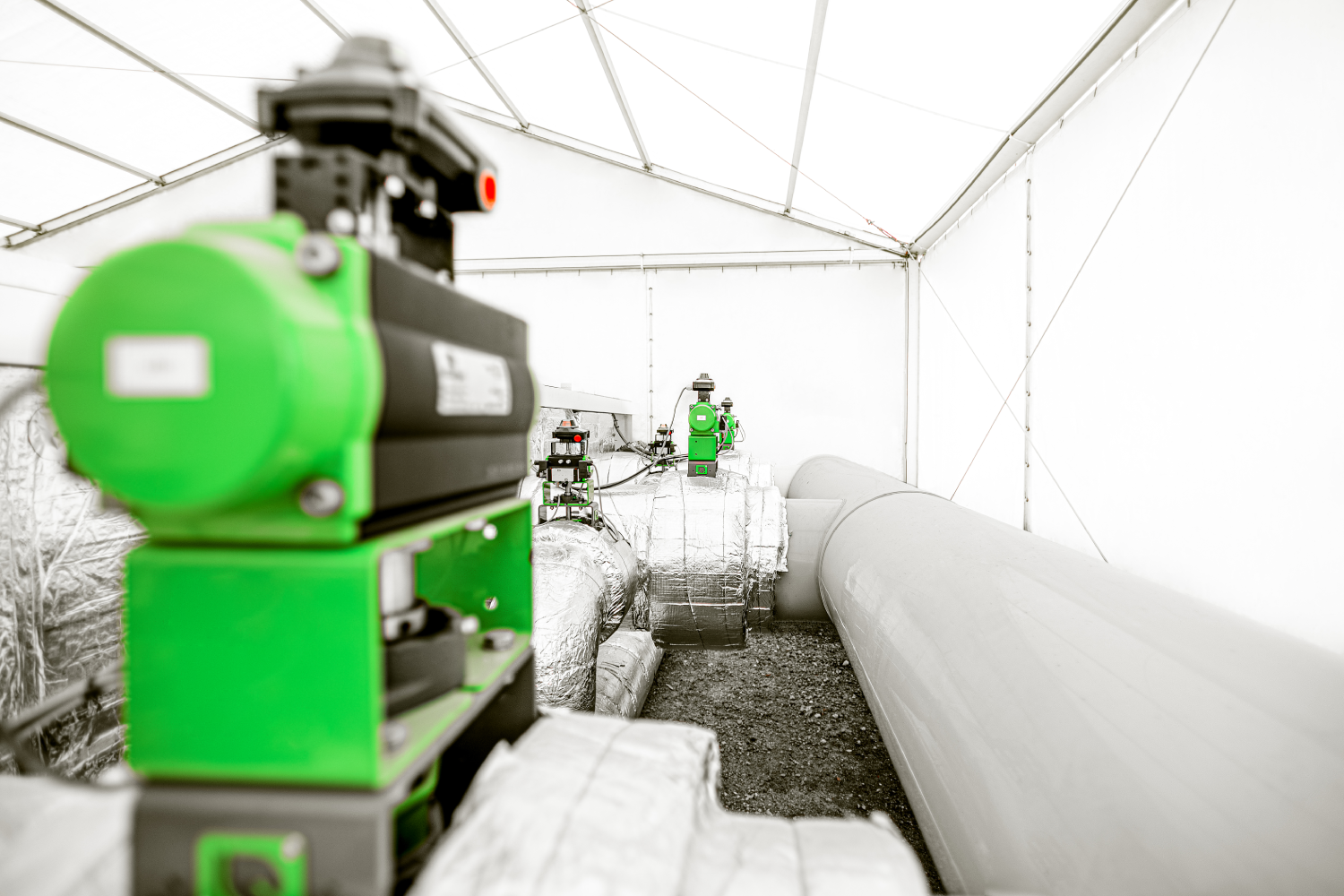 CO2 installation